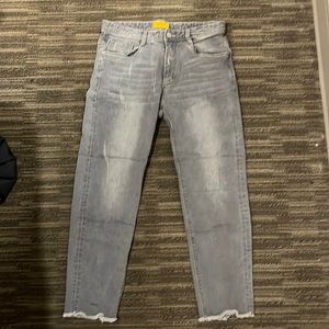 Him Studio Tapered Jeans light grey blue 30 waist